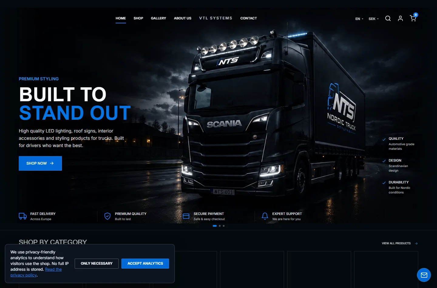 Početna stranica — Nordic Truck Styling