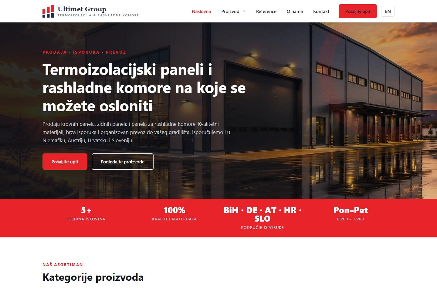 Početna stranica — Ultimet Group